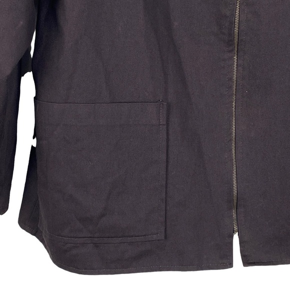 Wear On Earth Vintage Reversible Leopard Tiger Print‎ Full Zip Jacket Women's L - Picture 8 of 13